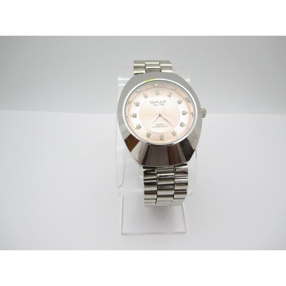 Women Qmax Quartz WR Analog 38mm Round Watch (H165) "New Battery" - Picture 5 of 10